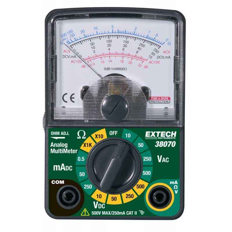 Extech Compact Analog Multimeter, 38070