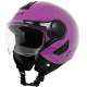 Vega Verve Motorbike Dull Purple Open Face Helmet, Size: S