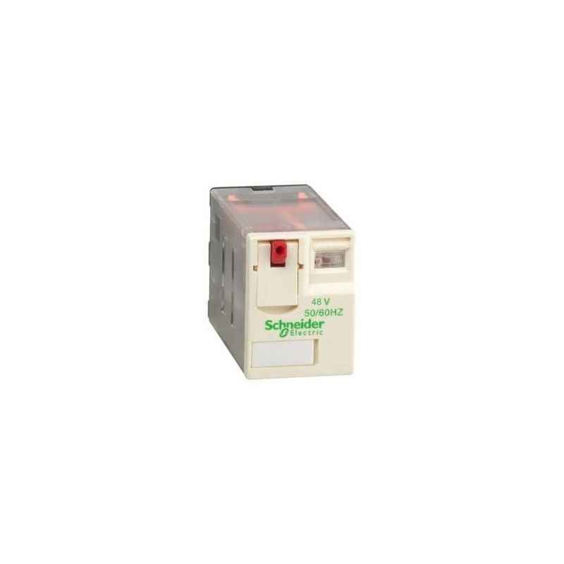 Schneider Electric 3A 48VDC Plug in Miniature Relay With Low Level Contact And LED, RXM4GB2ED