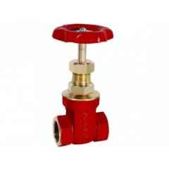 Zoloto 25mm Bronze Peg Type Screwed Gate Valve, 1007