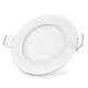 Riflection 8W White Round LED Slim Panel Light (Pack of 2)