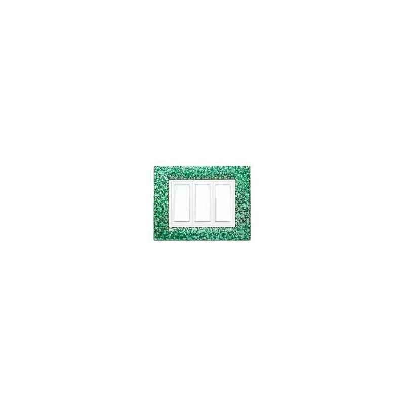 Benlo 8 Module Green Granite Vesta Combination Plates, BS S1907 (Pack of 5)