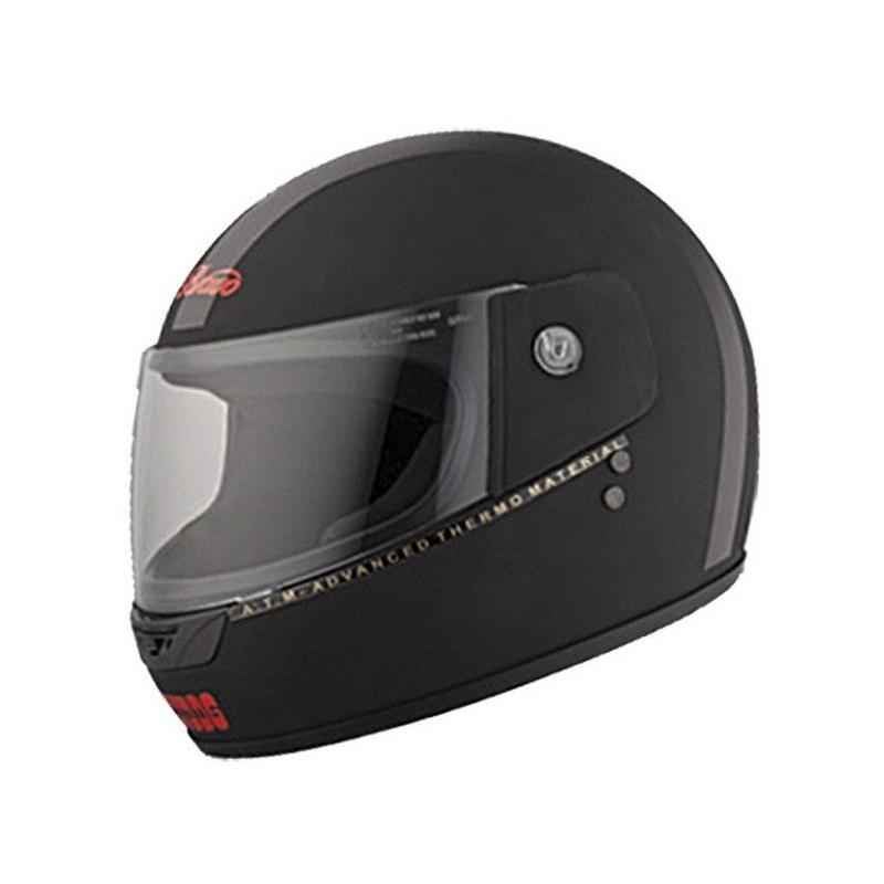 Studds Bravo Matte Black Full Face Helmet, Size: L