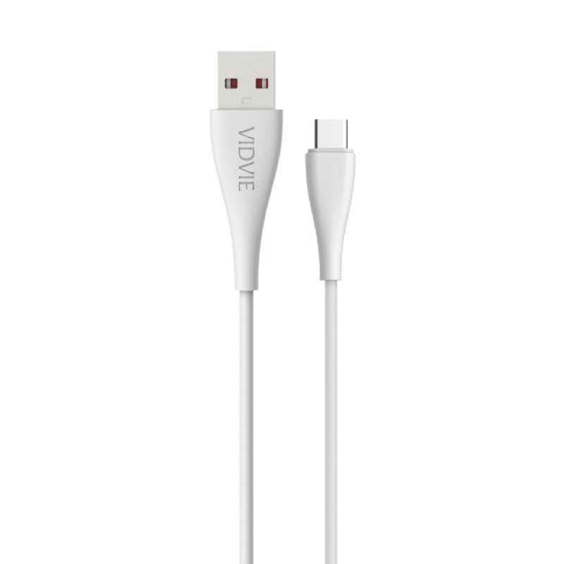 Vidvie 30cm White Type-C High Speed Charging Cable, CB440t-tcWH