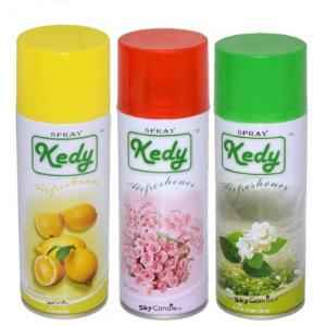 Kedy Jasmine, Lemon & Rose Water Spray Air Freshener Set, SP001