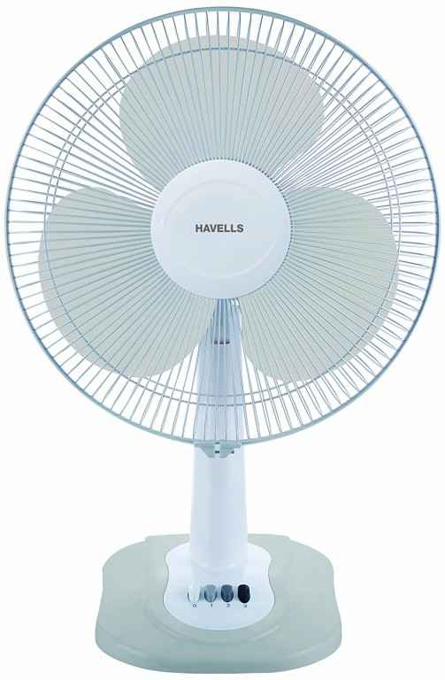 Buy Havells Swing ZX 52W 3 Blade Grey Table Fan, FHTSWZXGRY16