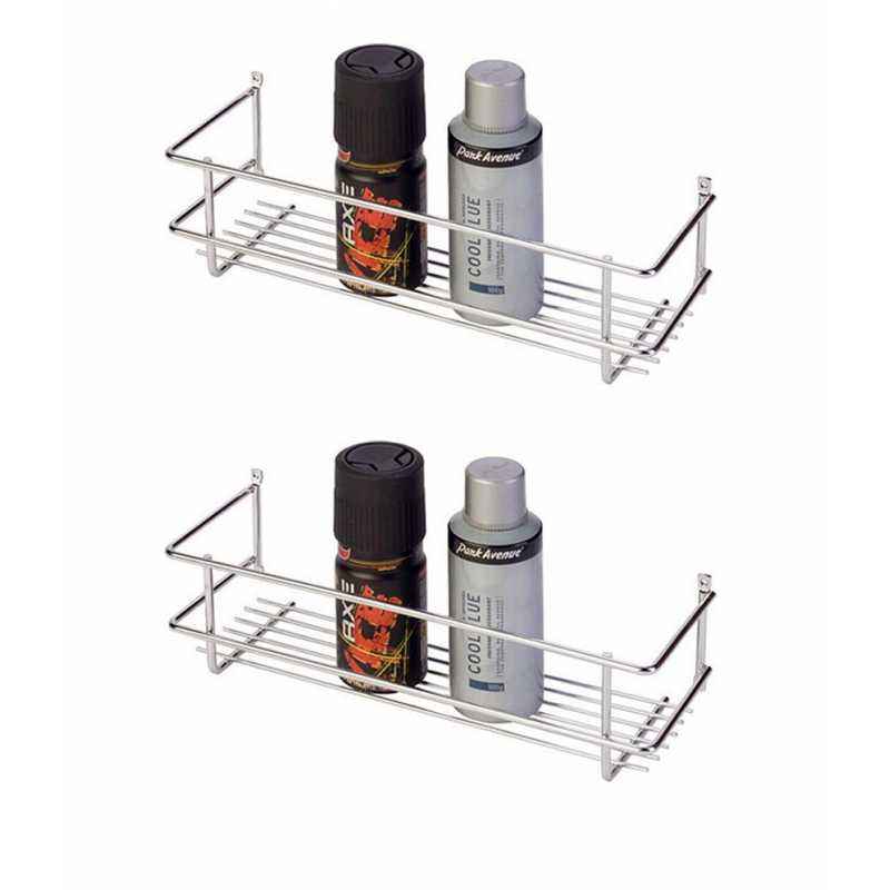 Abyss ABDY-0118 Chrome Finish Stainless Steel Bottle Rack (Pack of 2)