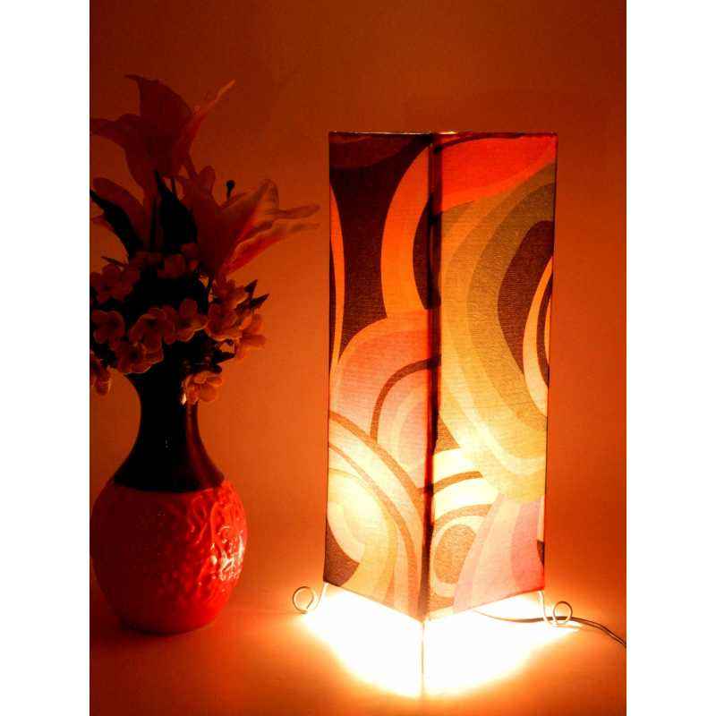 Tucasa Floor Cum Table Printed Lamp, LG-636, Weight: 400 g