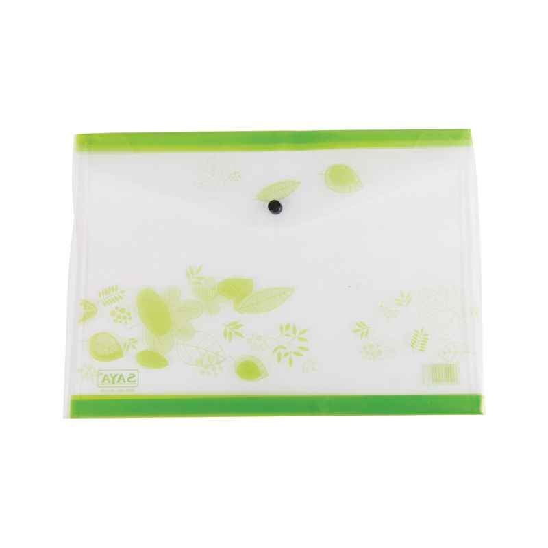 Saya SY229F Green Clear Bag Floral, Weight: 30 g