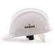 Karam White Plastic Cradle Nape Type Safety Helmet, PN-501 (Pack of 5)