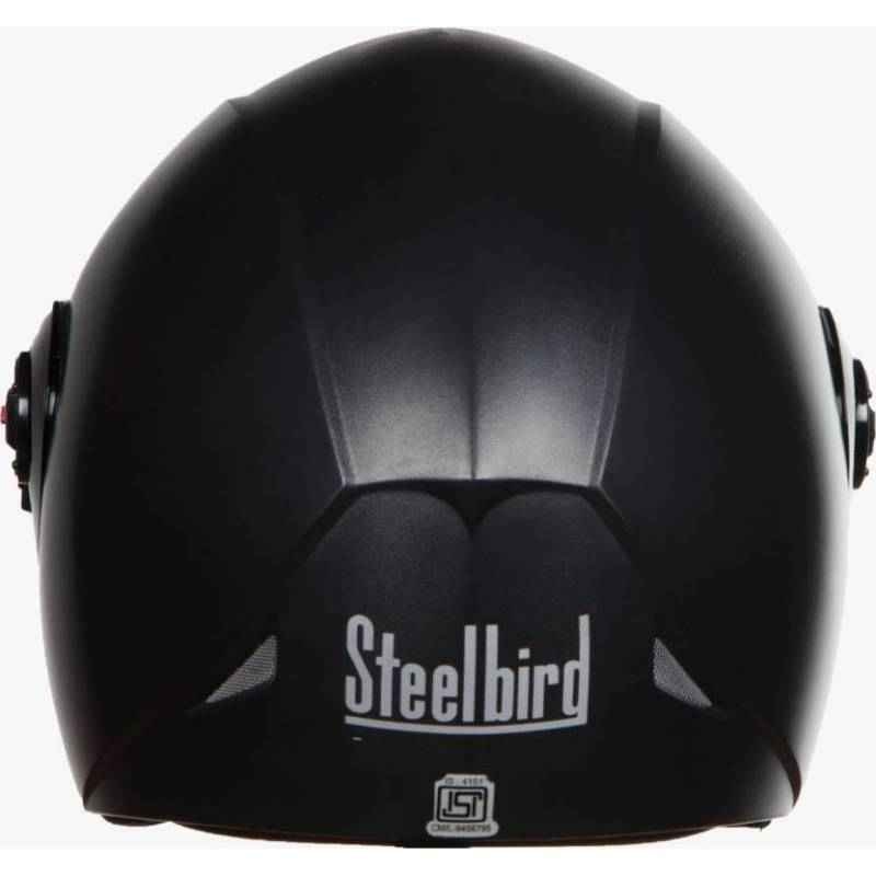 Steelbird Award RK Black Flip up Helmet, Size (Large, 600 mm)