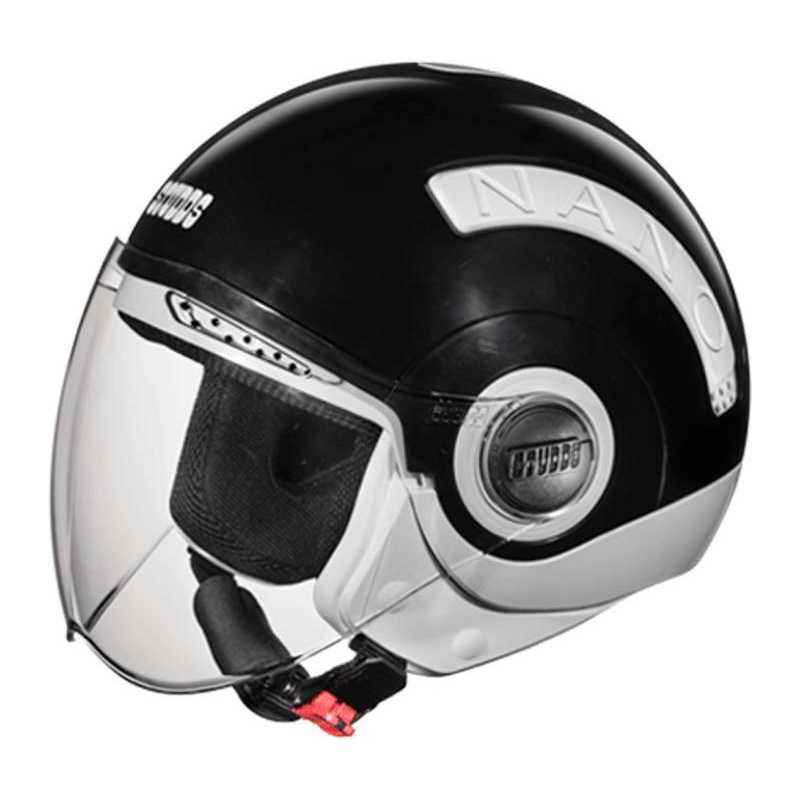 Studds Nano Black Half Face Helmet, Size: M