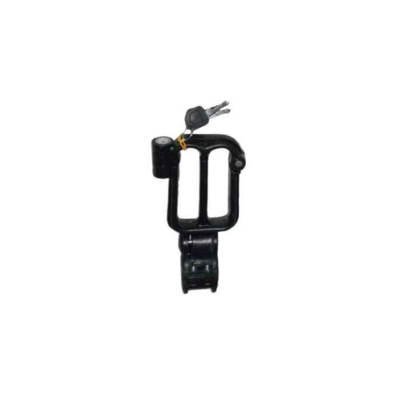 Wrangler Black Helmet Lock, Length: 10 cm