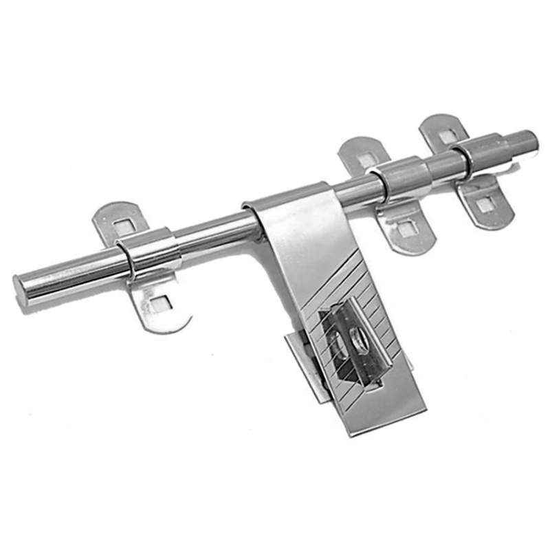 Smart Shophar 10 Inch SS Silver Stall Door Aldrop, 64835-SDA-SS010