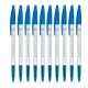 Reynolds Fine Carbure Ball Point Blue Pens, 45 (Pack of 10)