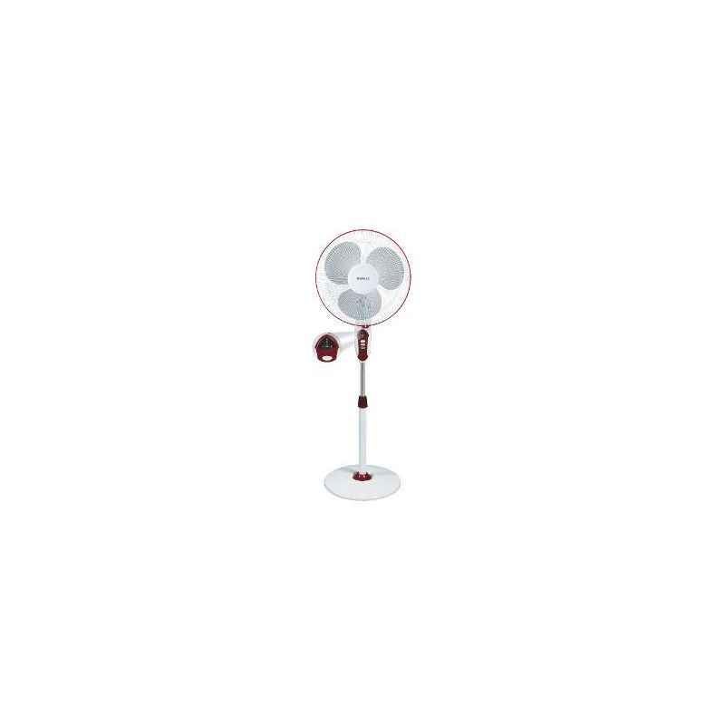 Havells Wine Red Sprint LED Pedestal Fan, Sweep: 400 mm