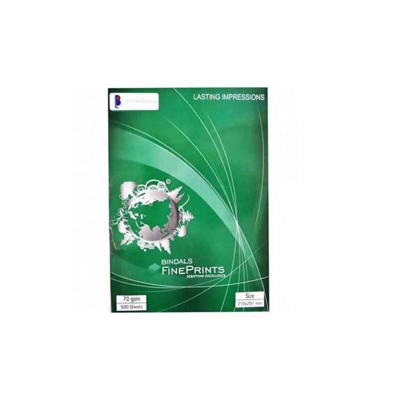 Bindal 70 GSM 500 Sheets A4 Size Paper (Pack of 10)