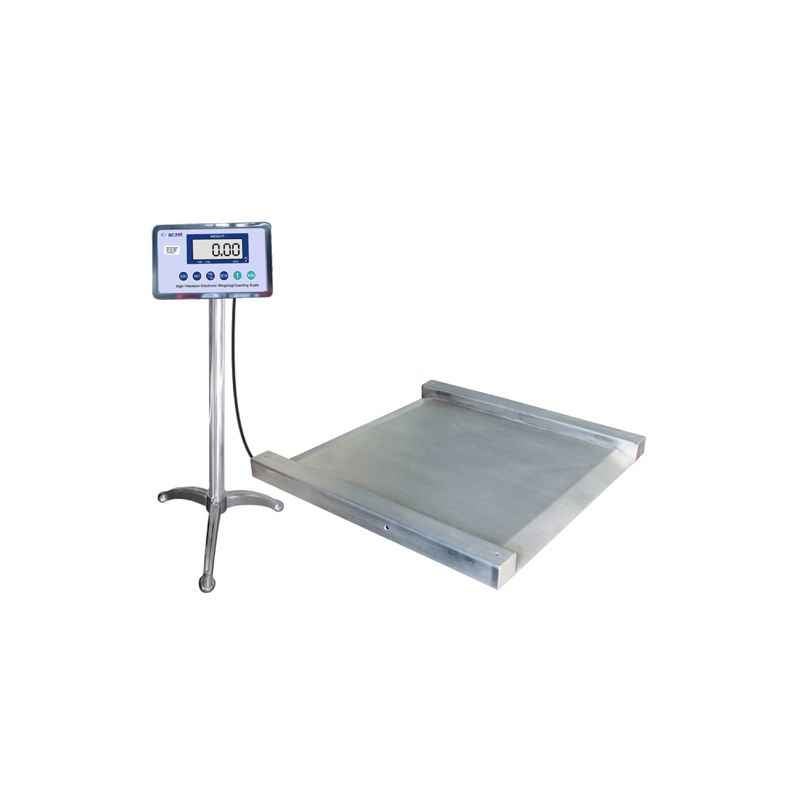 Aczet CTG 600 4L UMS Stainless Steel Ultra Low Profile Platform Scale, Capacity: 600 kg