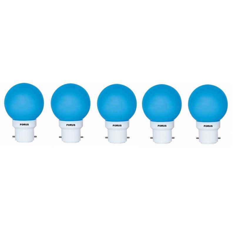 FORUS 0.5W  Blue LED Bulb (Pack of 5)