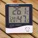 MCP Digital Room Thermometer with Humidity Indicator And Clock