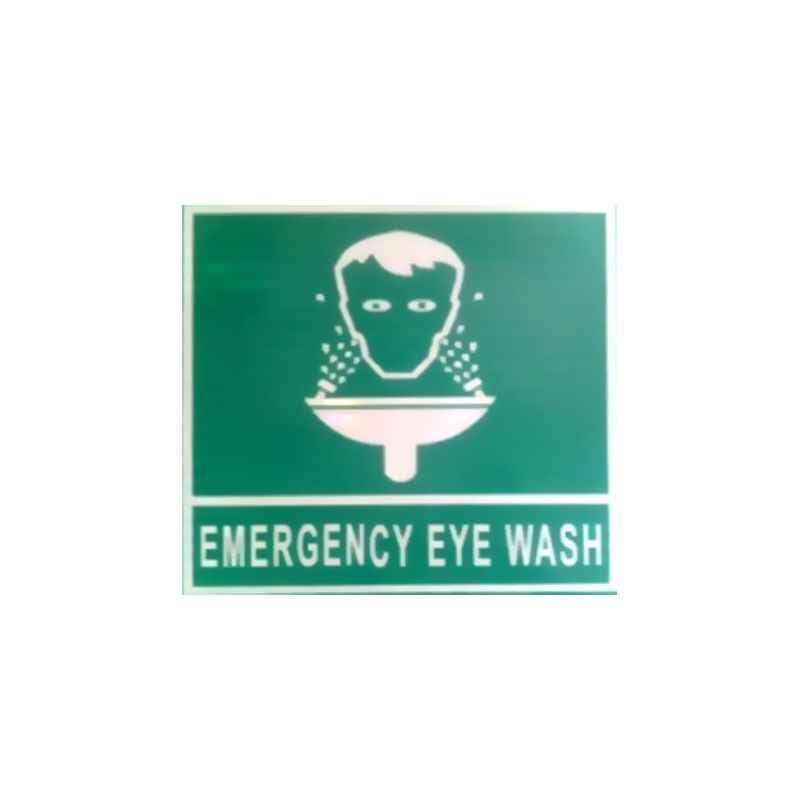 ITE 1x1 ft Retro Reflective Emergency Eye Wash Sign Board