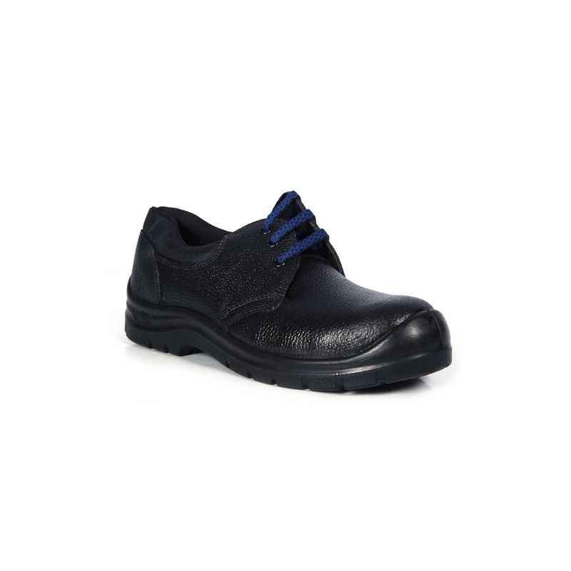 Udyogi Euro Force Steel Toe Black Safety Shoes, Size: 7
