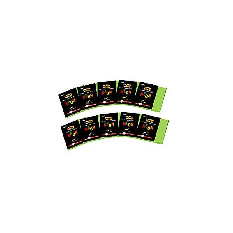 Oddy Neon Colors Re-Stick Page Marker (Green, Yellow, Orange & Pink), RS NEON (Pack of 50)