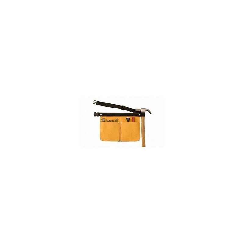 Sir-G Yellow Leather Tool Nail Pouch Bag Belt