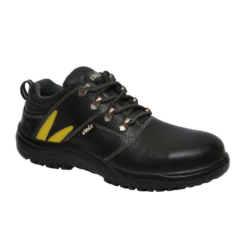 E Volt 82217 Low Ankle Steel Toe Leopard Safety Shoes, Size: 7
