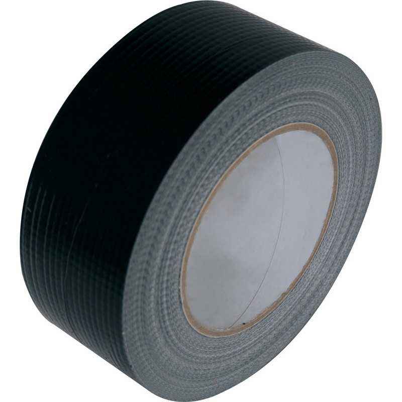 Elisha 48mm Black Duct Tape, Length: 20m (Pack of 4)