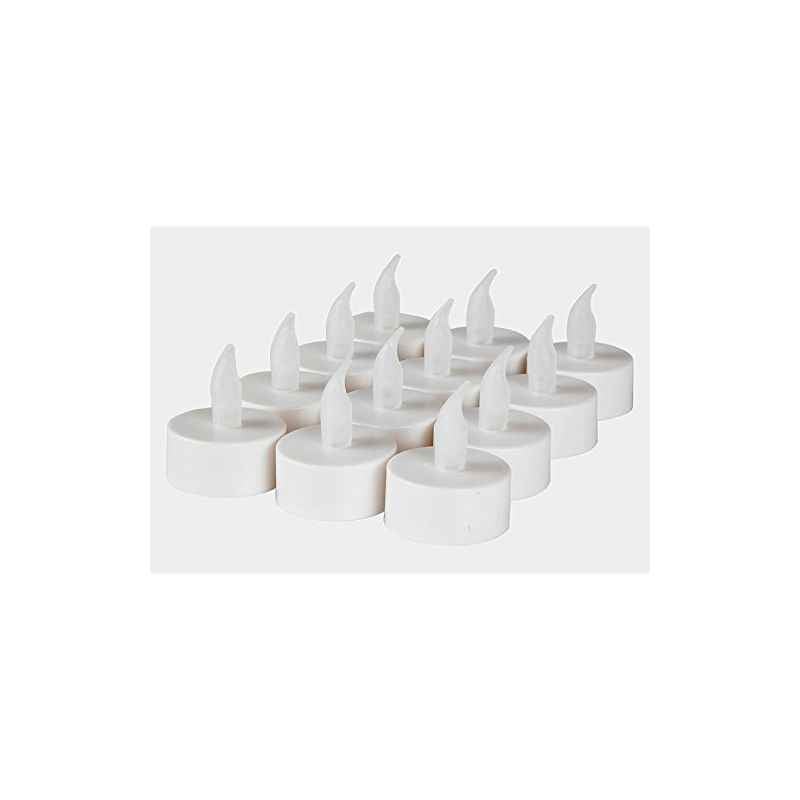 Jaz Deals Battery Operated LED Tealight Candles (Pack of 12)