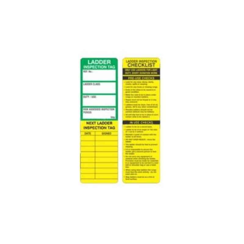Asian Loto PVC Assorted Slim Property Inspection Tag
