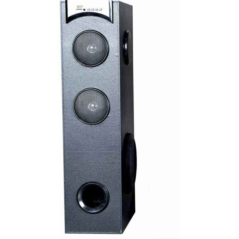 I Kall Black Mono Channel Bluetooth Tower Speaker, IK011