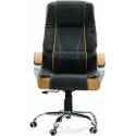 Mezonite High Back Leatherette Black Office Chair For Executives