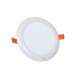 GM Ocho 12W Warm Light Non-Dimmable Round Slim Panel Light, 3000 K