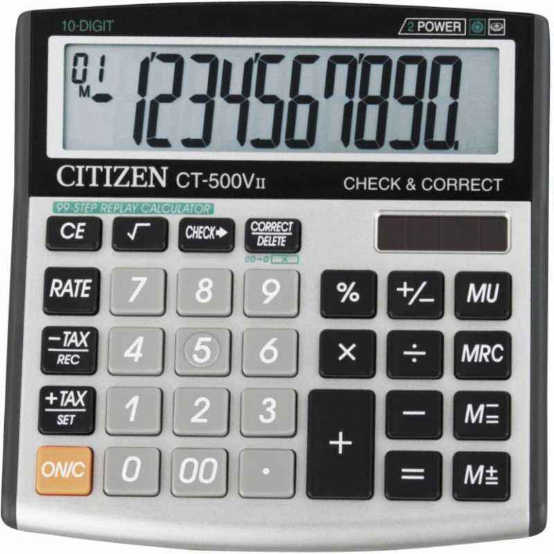 Citizen 10 Digit Basic Calculator, CT-500VII