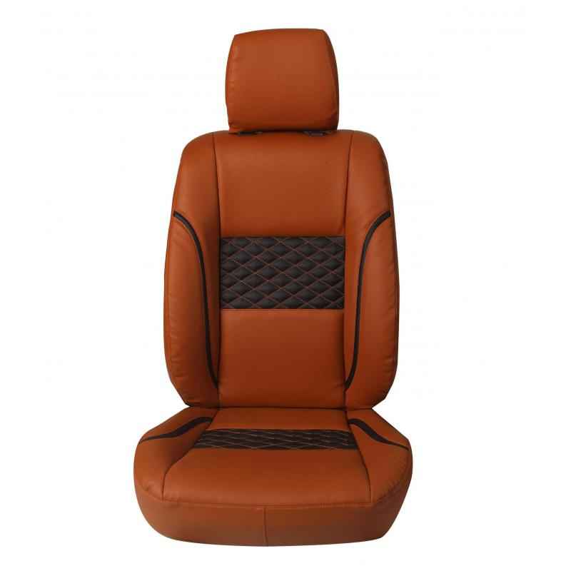 Autofurnish 4004097 Tan 3D Car Seat Cover Complete Set For Maruti A-Star