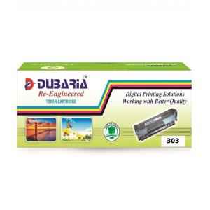 Dubaria 303 Black Toner Cartridge For Canon & HP Printers