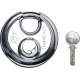 Godrej 90mm Disc Duralock with 3 Keys, 8350