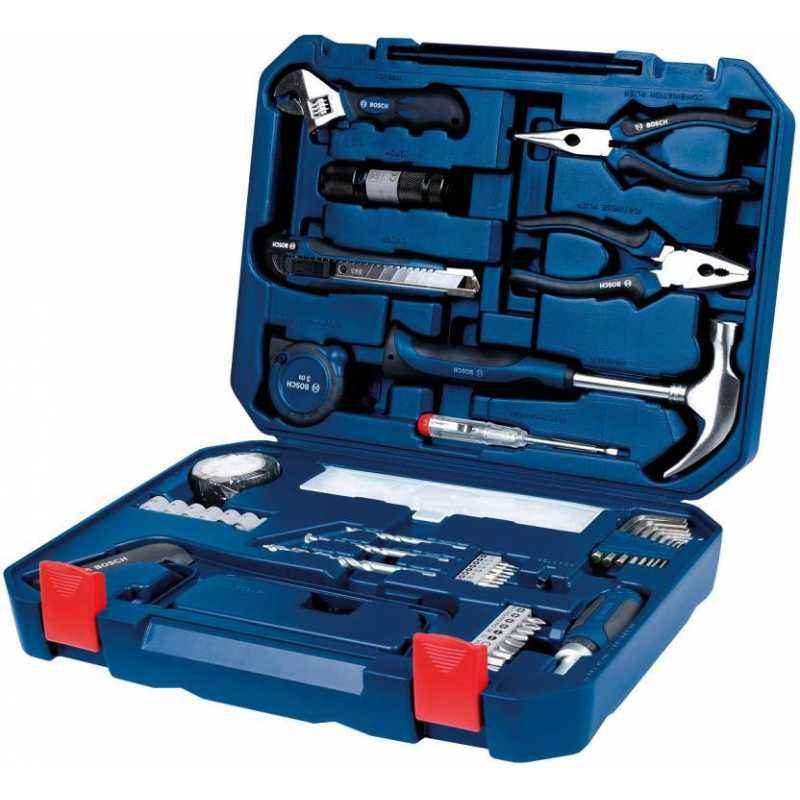 Bosch 108 Pieces All-in-One Metal Hand Tool Kit, 2607002790