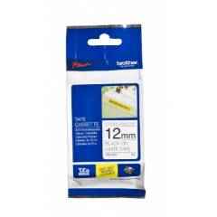 Brother 12mm Black on White Laminated Strong Adhesive Tape, TZE 231