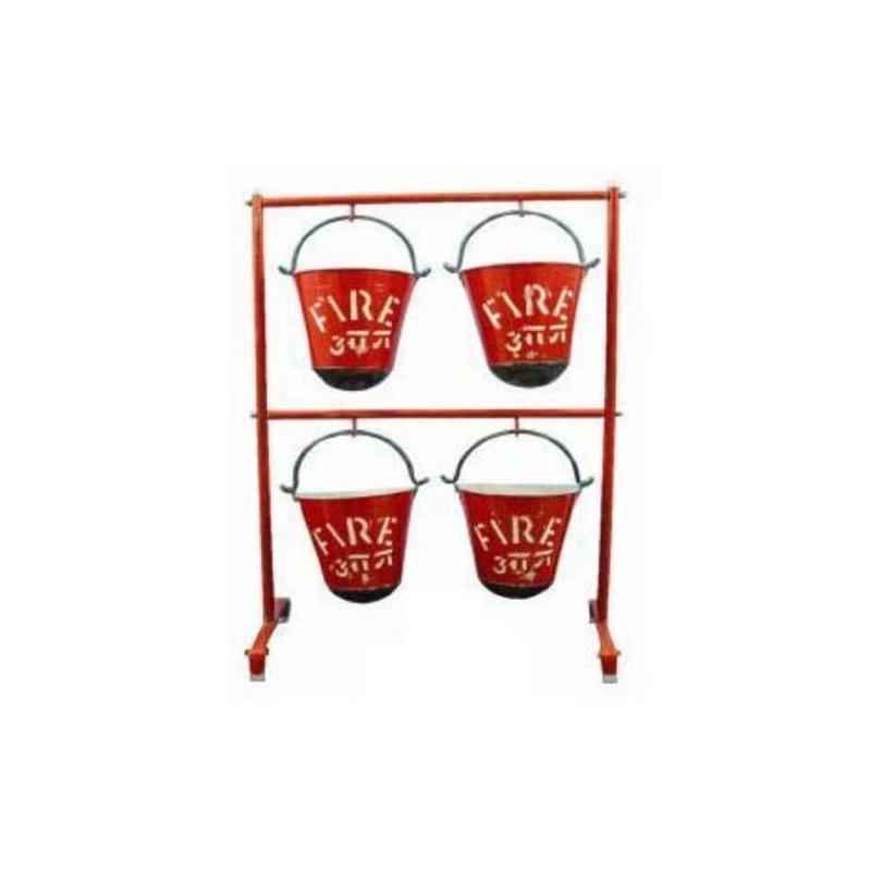 OEM Fire Bucket Stand For Four Buckets