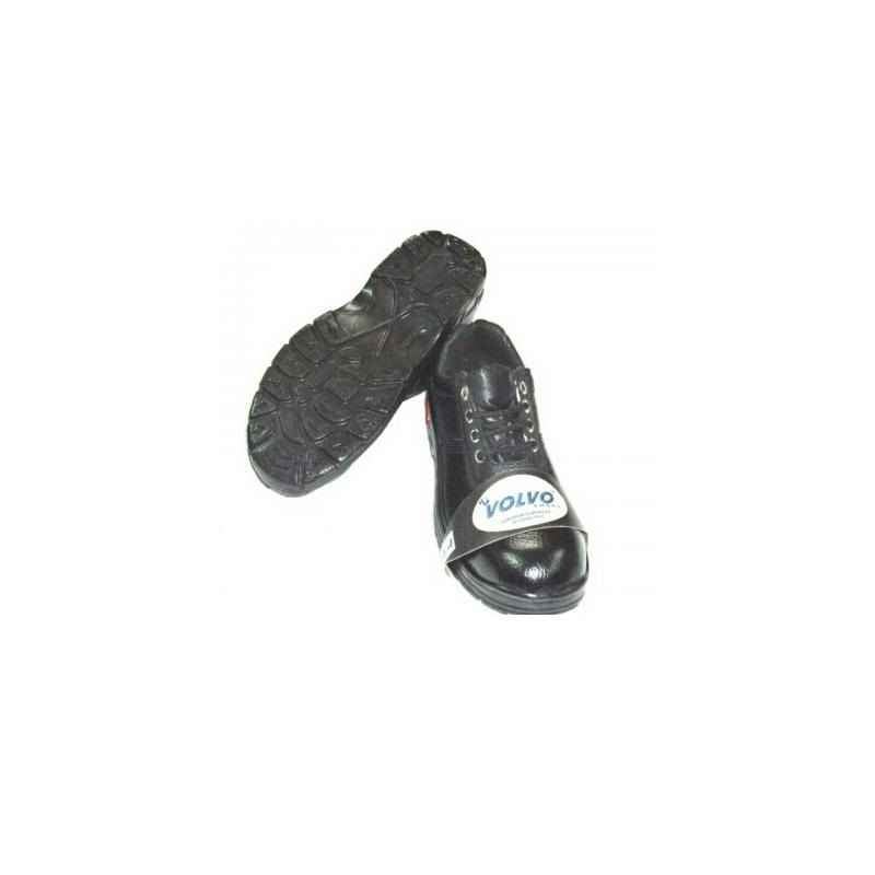 Volman Trigger Steel Toe Black Safety Shoes, Size: 9