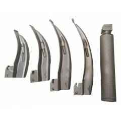 Shakuntla Laryngoscope Stainless Steel Set with Handle, Blade Size: 0, 1, 2 & 3