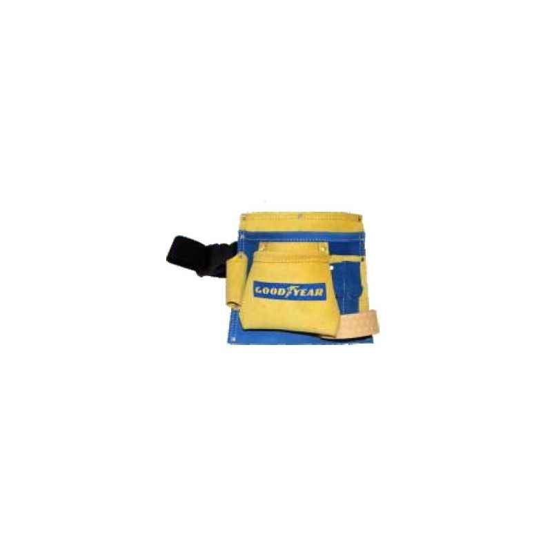 Goodyear GY10491 5 Pockets Leather Tool Bag