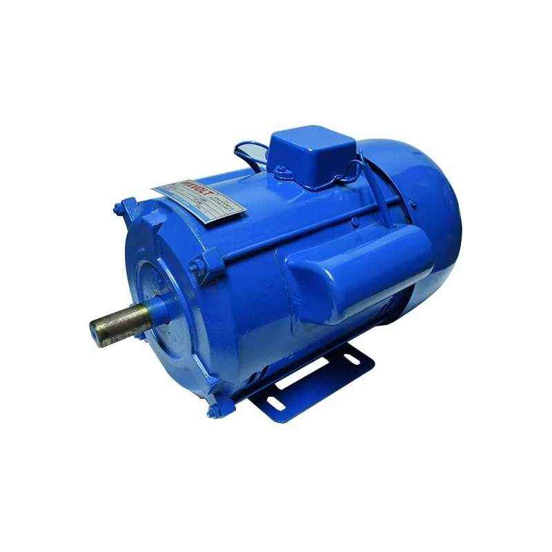 MXVOLT 1.5 HP 4 Pole Single Phase Foot Mounted Induction Motor