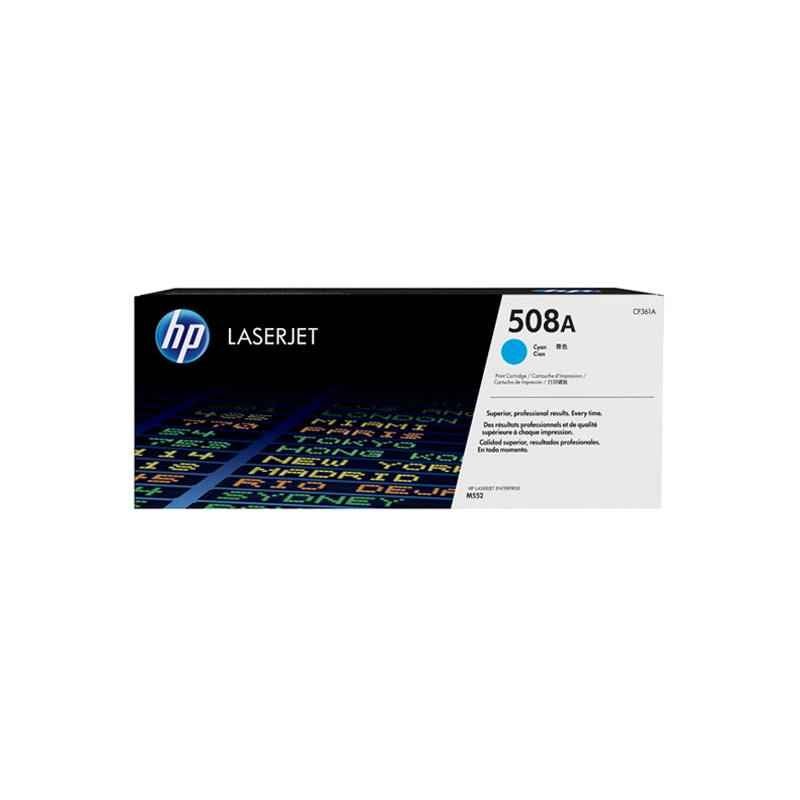 HP 508A Cyan LaserJet Toner Cartridge, CF361A