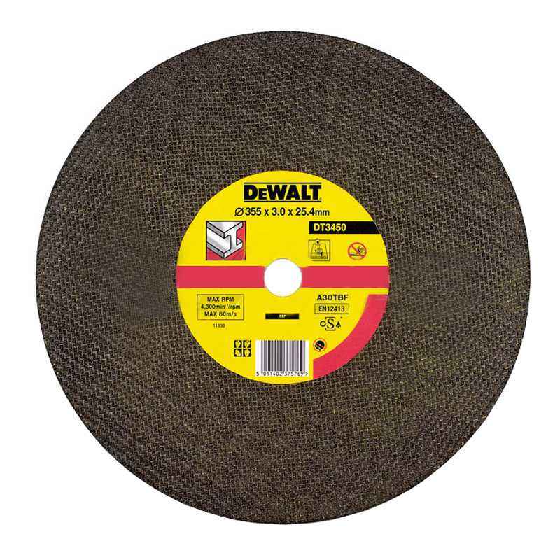 Dewalt DT3450 Chop Saw Wheel, 355 mm