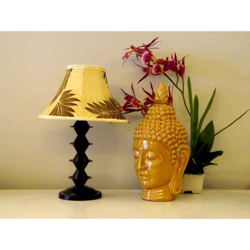 Tucasa Table Lamp with Polysilk Shade, LG-271, Weight: 650 g
