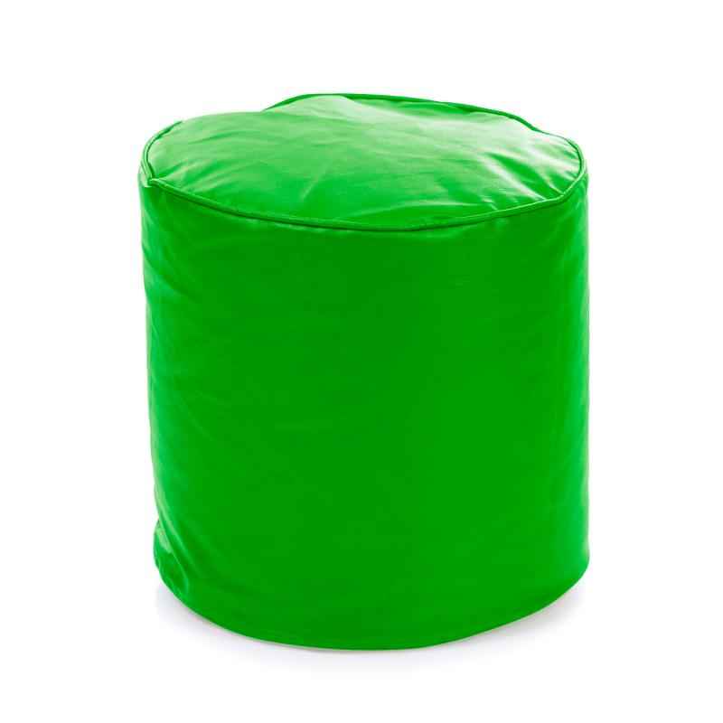 Style Homez Green Ottoman Stool Round Bean Bag Cover, Size: L